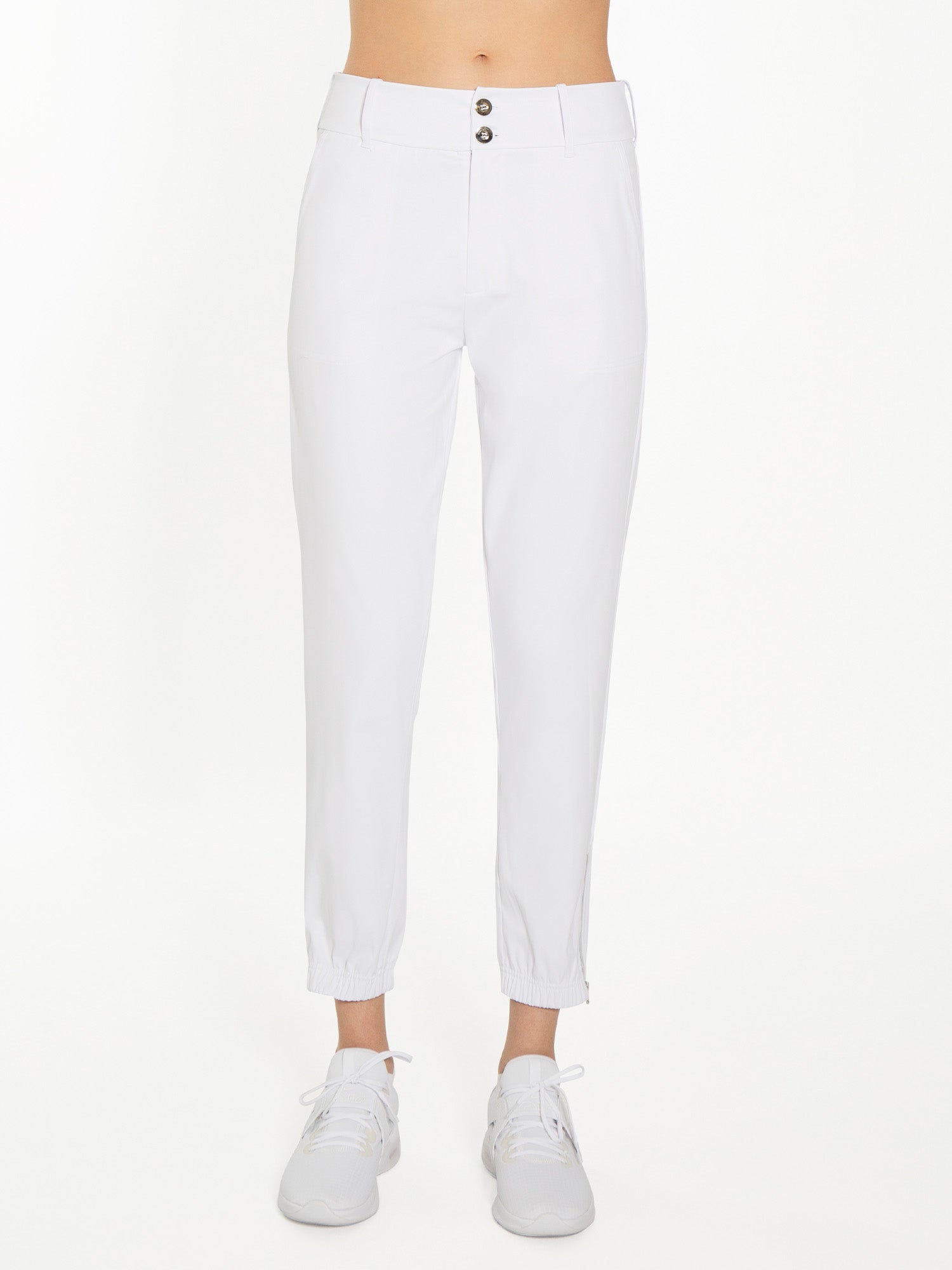 Easy Fit Active Pants - White