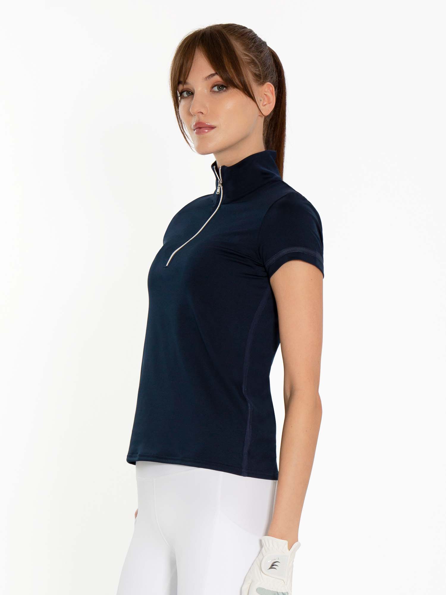 Zone Short Sleeve Quarter Zip Top