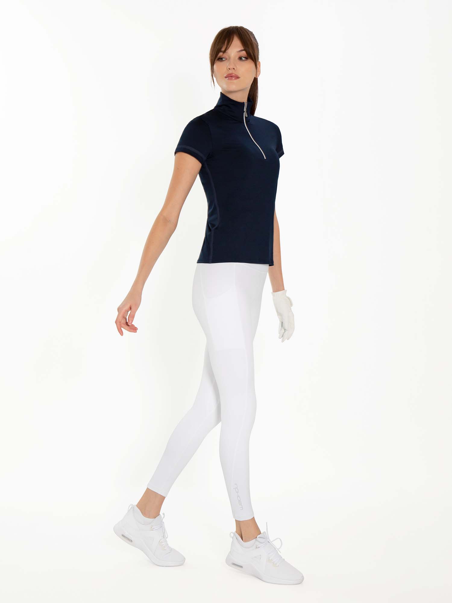 Zone Short Sleeve Quarter Zip Top