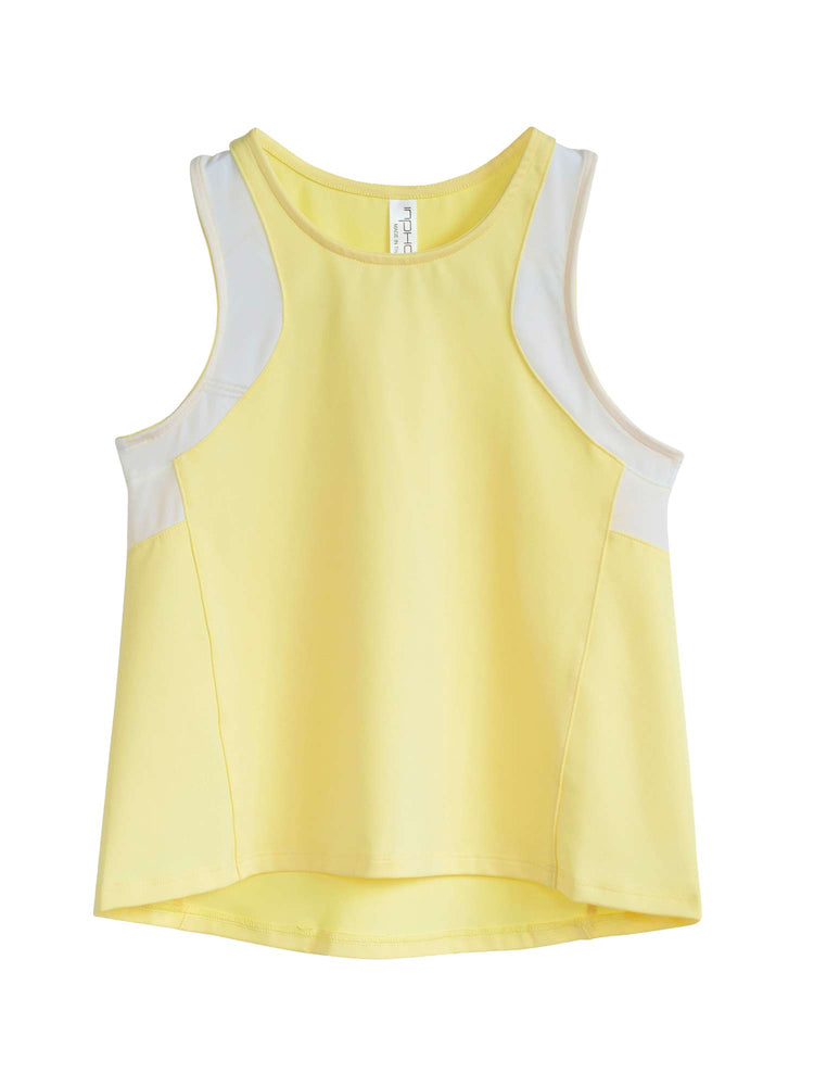 Girl's Lilian Classic Tennis Tank Top - Lemonade | inPhorm