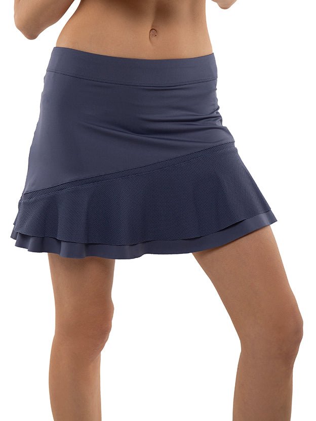 Anna 15" Tennis Skirt Skirts & Skorts - inPhorm NYCSHADOW BLUE