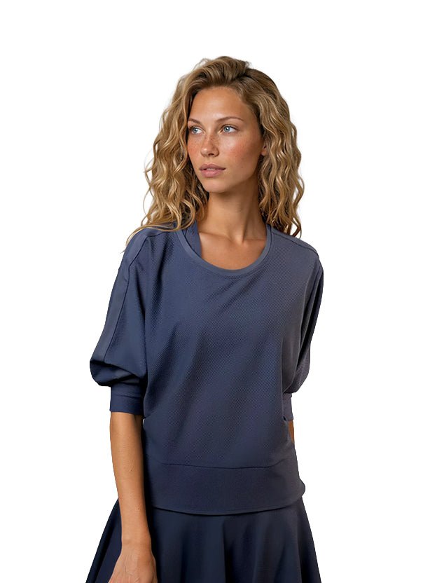 BAILA SWEATSHIRT | Technical Athletic Mesh Top Tops - inPhorm NYCShadow