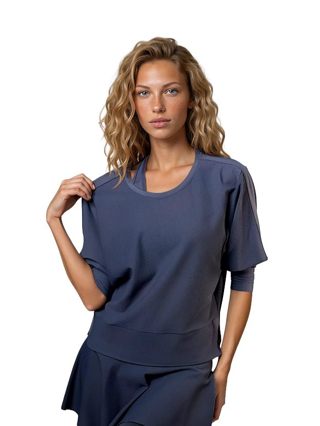 BAILA SWEATSHIRT | Technical Athletic Mesh Top Tops - inPhorm NYCShadow