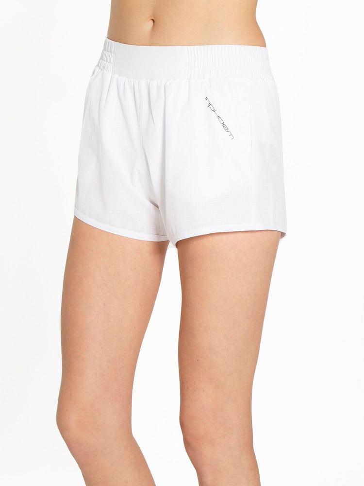 Bailey Active Short - White Shorts - inPhorm NYCWhite
