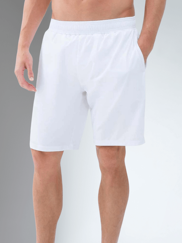 Classic Performance Men's Tennis Short - White Men - inPhorm NYCWhite