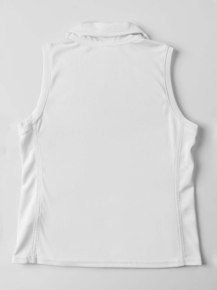 Girls Classic Collar Top - White Kids - inPhorm NYCWhite