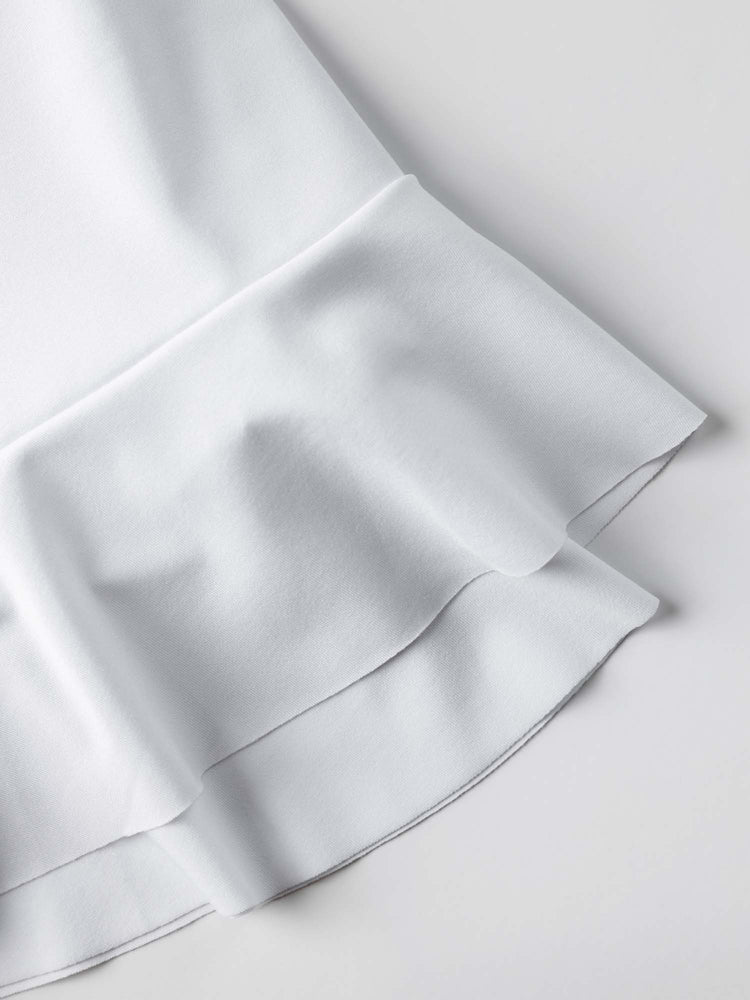 Girls Classic Flounce Skirt - White Kids - inPhorm NYCWhite