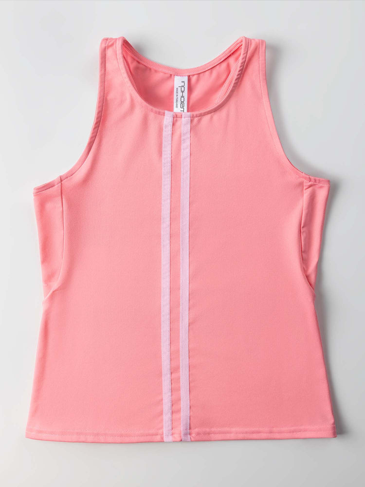 Girls Classic Tank - Plumeria/White Kids - inPhorm NYCPlumeria/White