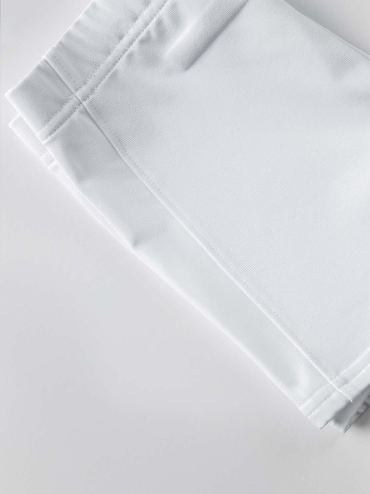 Girls Compression Short - White Kids - inPhorm NYCWhite