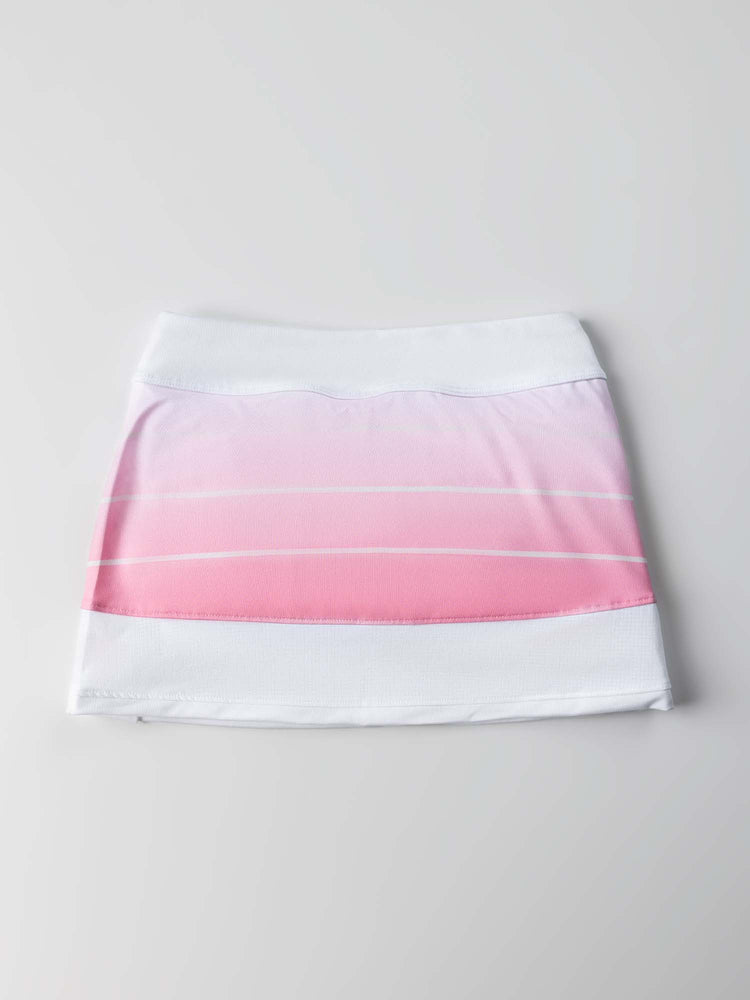 Girls Flash Tennis Skirt - Plumeria Ombre Kids - inPhorm NYCPlumeria Ombre