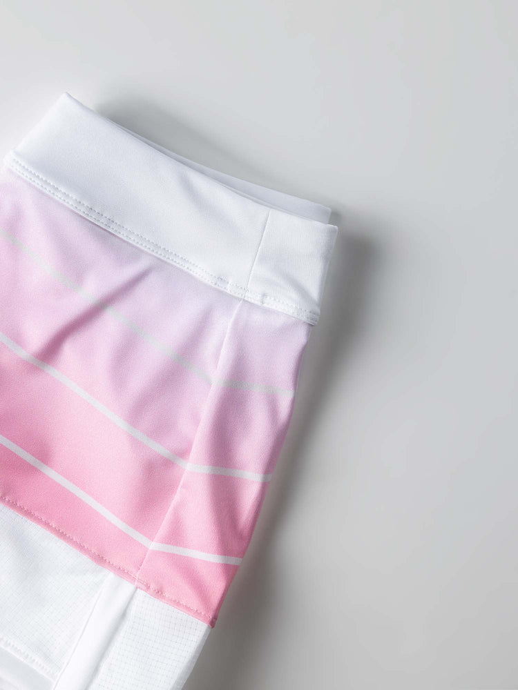 Girls Flash Tennis Skirt - Plumeria Ombre Kids - inPhorm NYCPlumeria Ombre