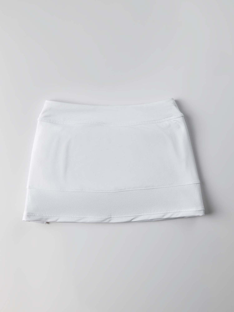Girls Flash Tennis Skirt - White Kids - inPhorm NYCWhite