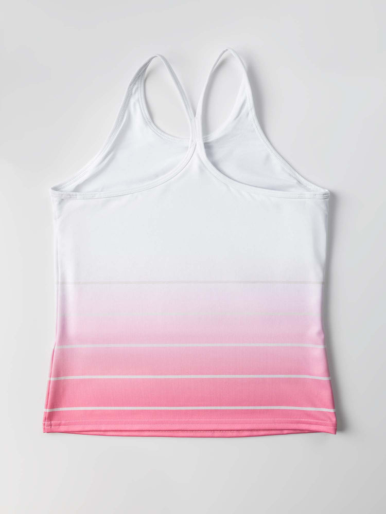 Girls Strappy Tank - Plumeria Ombre Kids - inPhorm NYCPlumeria Ombre