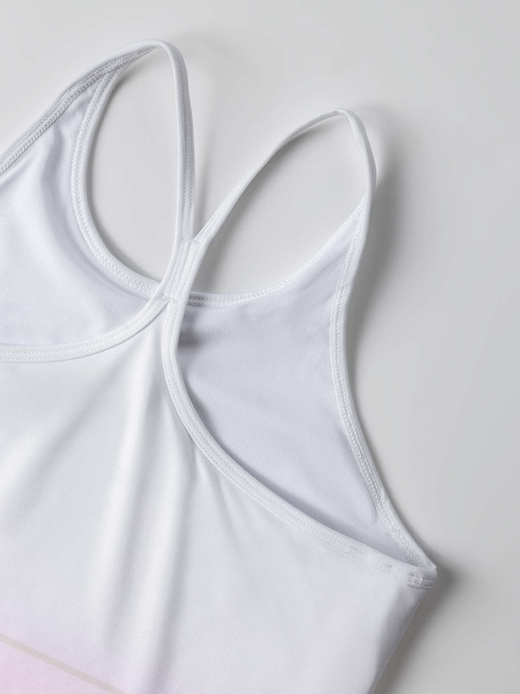 Girls Strappy Tank - Plumeria Ombre Kids - inPhorm NYCPlumeria Ombre