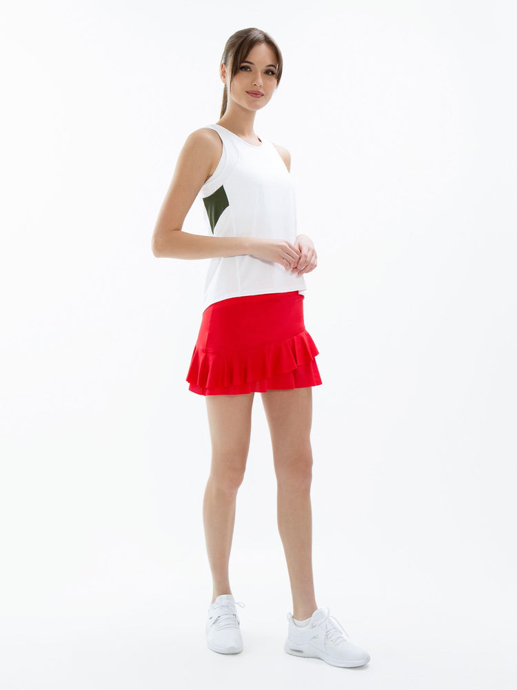 In Motion Color - Blocked - White/Militare Tops - inPhorm NYCWhite/Militaire