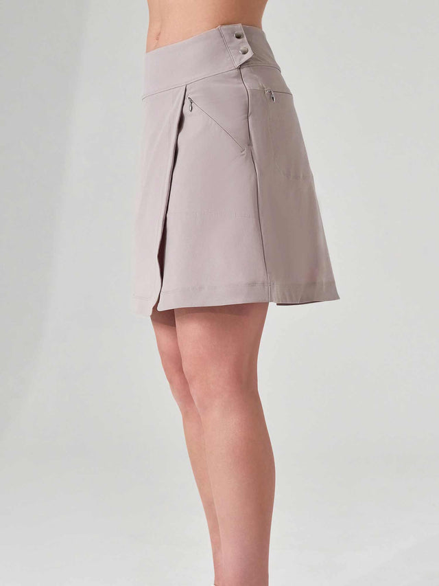 MAI 17" Wrap Golf Skirt | Athletic Skort with 4 Pockets | First Position Collection Skirts & Skorts - inPhorm NYCLATTE