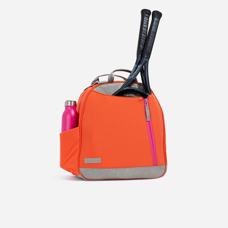 Melbourne Tennis Backpack / Tote Sport Bag - inPhorm NYCCitrus & Cerise