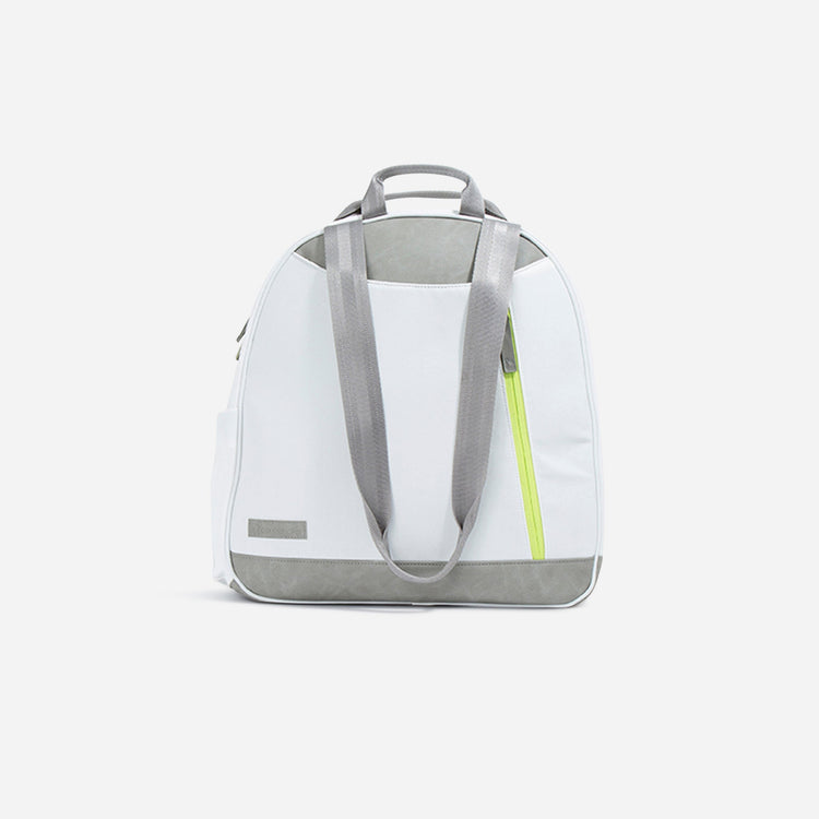 Melbourne Tennis Backpack / Tote Sport Bag - inPhorm NYCDove White & Watermelon