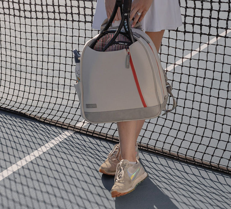 Melbourne Tennis Backpack / Tote Sport Bag - inPhorm NYCNavy & Watermelon