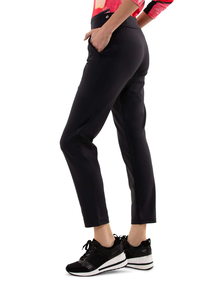 Stylish Women's Golf Pants - Fitted Design with Moisture - Wicking Pants - inPhorm NYCBlack