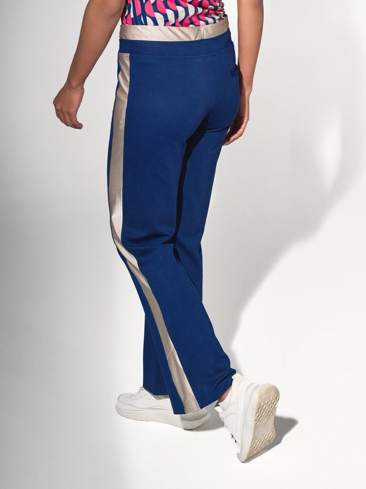 Women's Camilla Athleisure Track Pants With UV Protection Pants - inPhorm NYCInk/Silver Sand