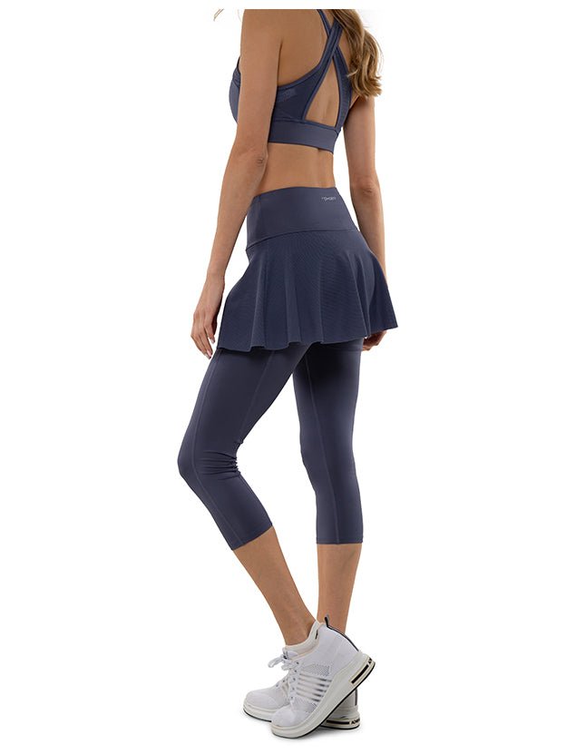 Zoe Performance 7/8 Capri Skort Skirts & Skorts - inPhorm NYCSHADOW BLUE