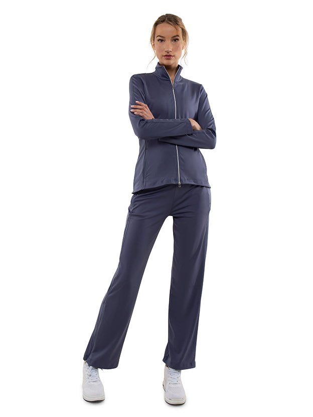 Zoe Performance Knit Pants Pants - inPhorm NYCSHADOW BLUE