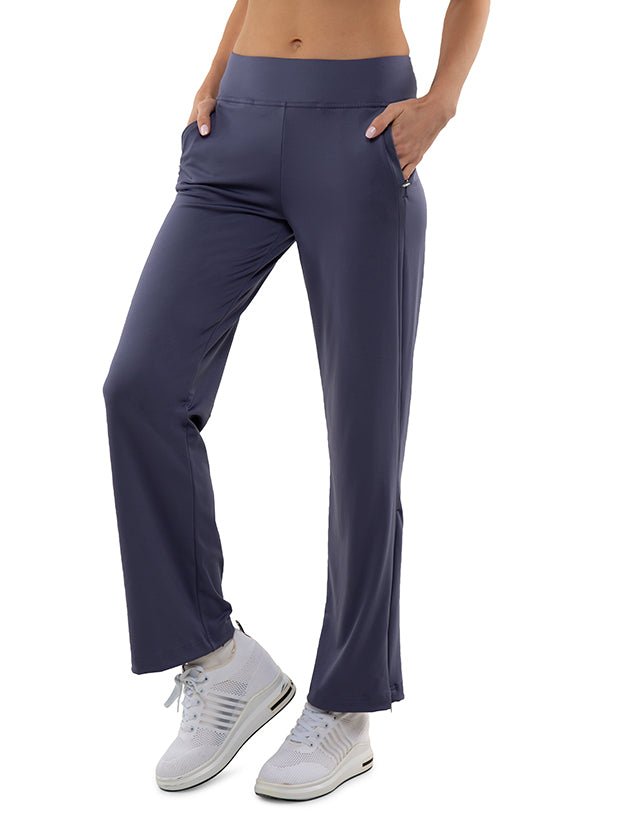 Zoe Performance Knit Pants Pants - inPhorm NYCSHADOW BLUE