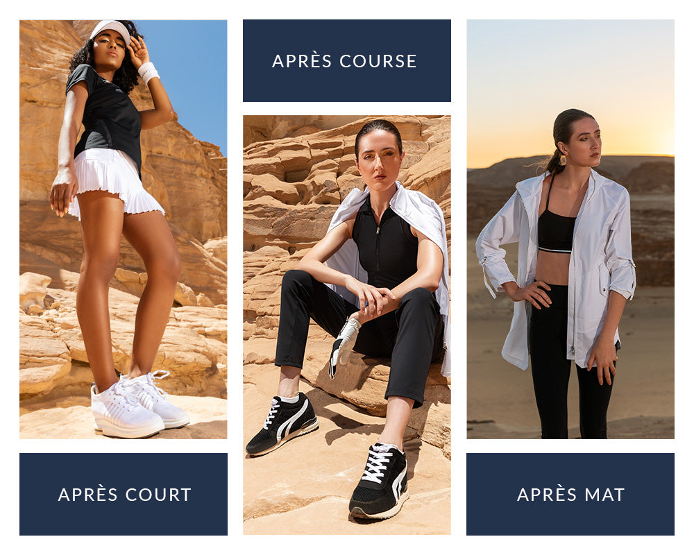 Après Court: Timeless Comfort on the Court, Effortless Looks off Court