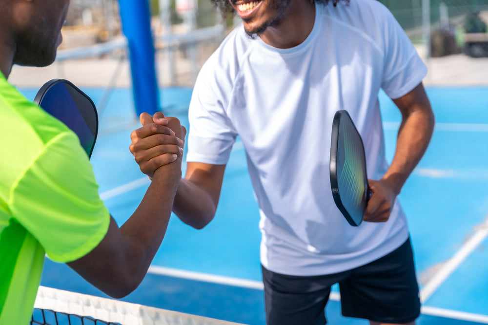 Here's what to wear for pickleball as a couple. 