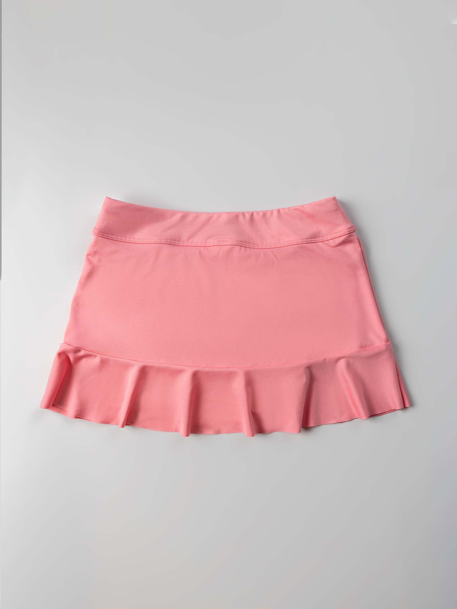 Girls Classic Flounce Skirt - Plumeria