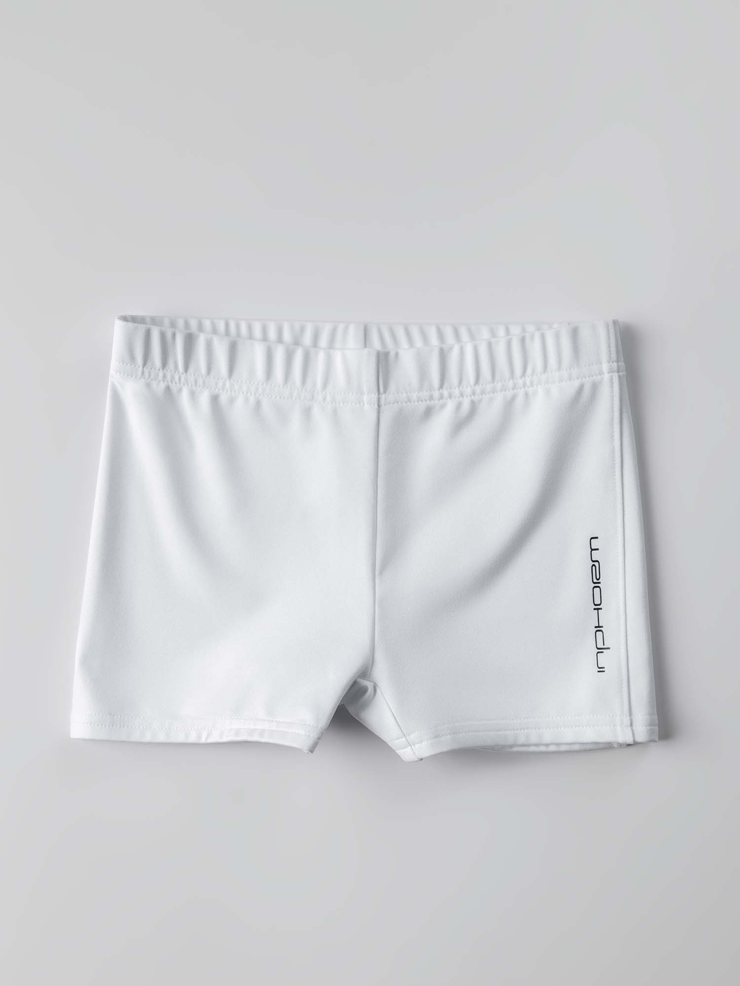 Girls Compression Short - White