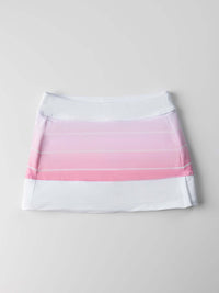 Girls Flash Tennis Skirt - Plumeria Ombre