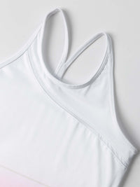 Girls Strappy Tank - Plumeria Ombre