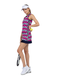 Geo Print Audrey Performance Tank