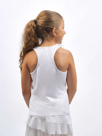 Girl's Ella Classic Tennis Tank - Two Stripe Design | inPhorm