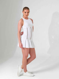 MAI DRESS | Performance Tennis & Pickleball Dress with Mesh Flounce