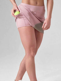 ELISE SKIRT | Mesh Detail Performance Tennis & Pickleball Skirt with Pockets | INPHORM NYC