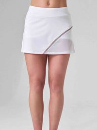 ELISE SKIRT | Mesh Detail Performance Tennis & Pickleball Skirt with Pockets | INPHORM NYC