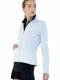 Women's Blazer - Active & Stylish with Sun Protection	- White