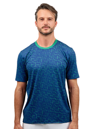 Men's Short-Sleeve Crew Neck - UV Protection, Antimicrobial