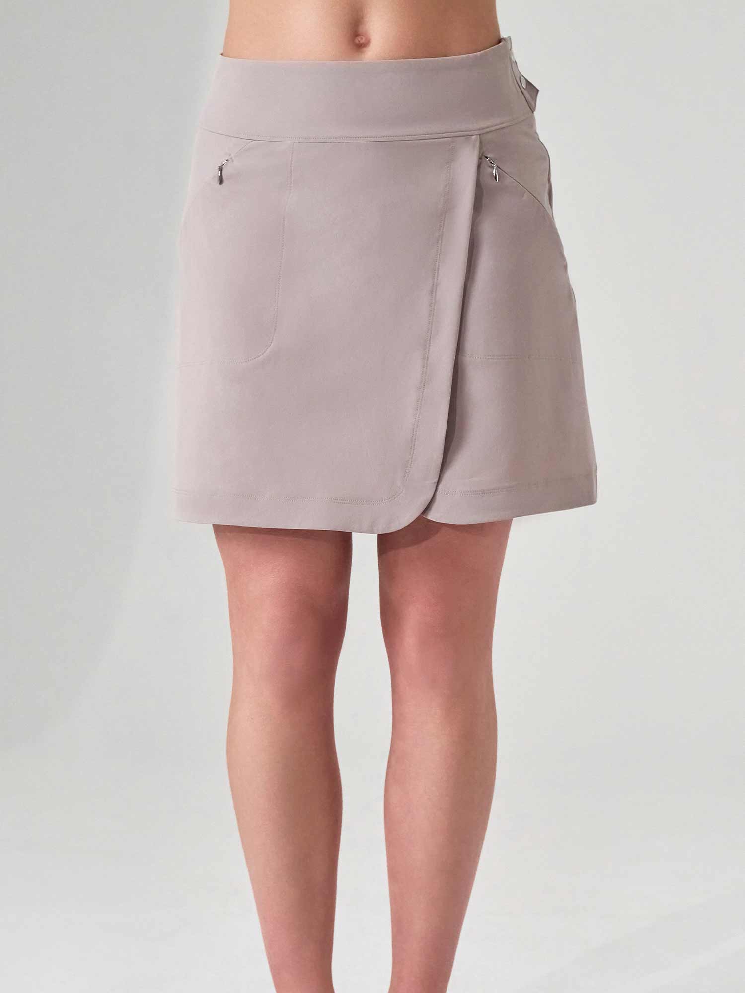 MAI 17" Wrap Golf Skirt | Athletic Skort with 4 Pockets | First Position Collection