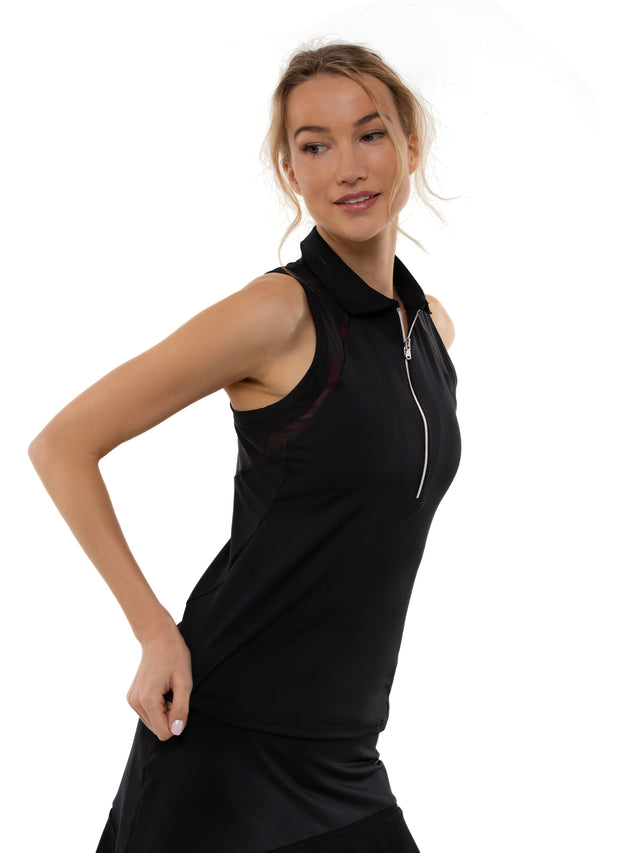 Neisha Classic Sleeveless Polo