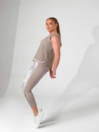 BAILA Mesh Tank Top | Technical Athletic Tank with High-Low Hem | First Position Collection