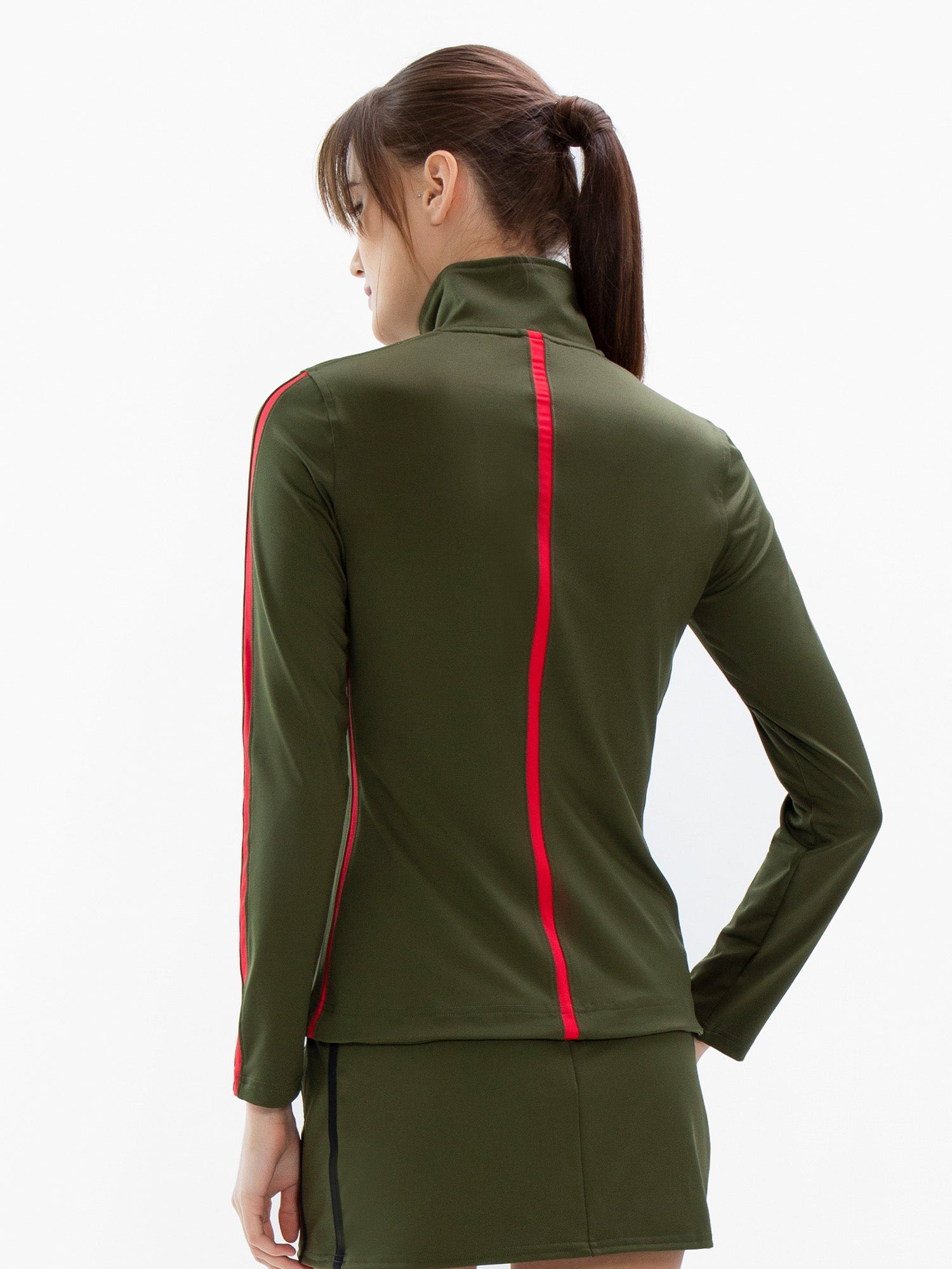 Motion Knit Jacket - Militare/Poppy