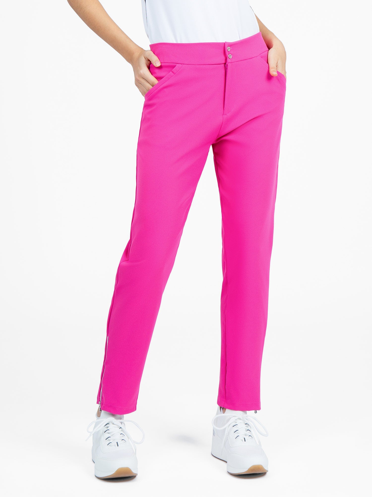 Quick Dry Women's Camila Golf Pant - Raspberry Pink