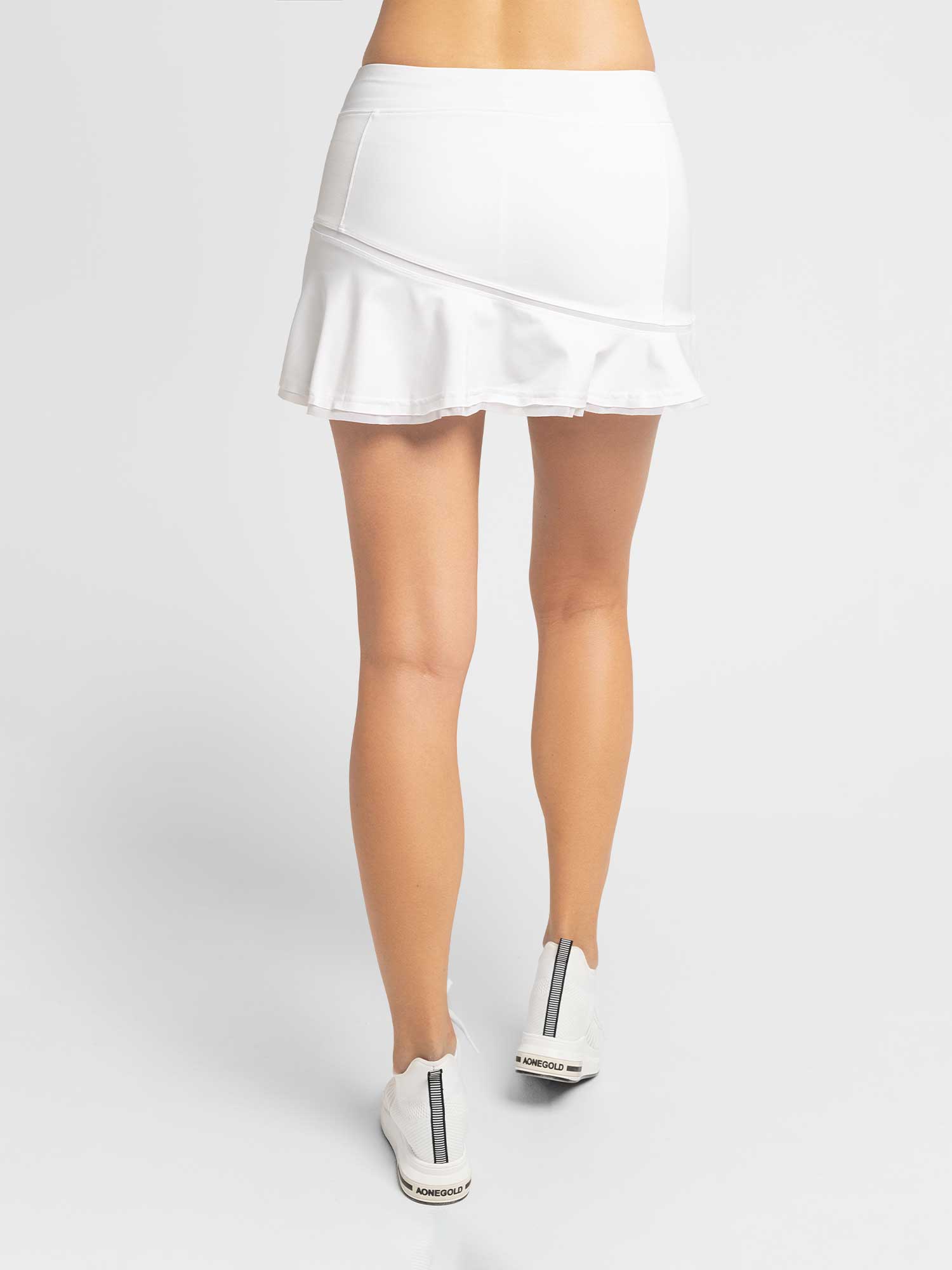 Tennis Classic 13 1/2" Flounce Skirt - White