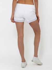 Active Short - White Shorts - inPhorm NYCWhite
