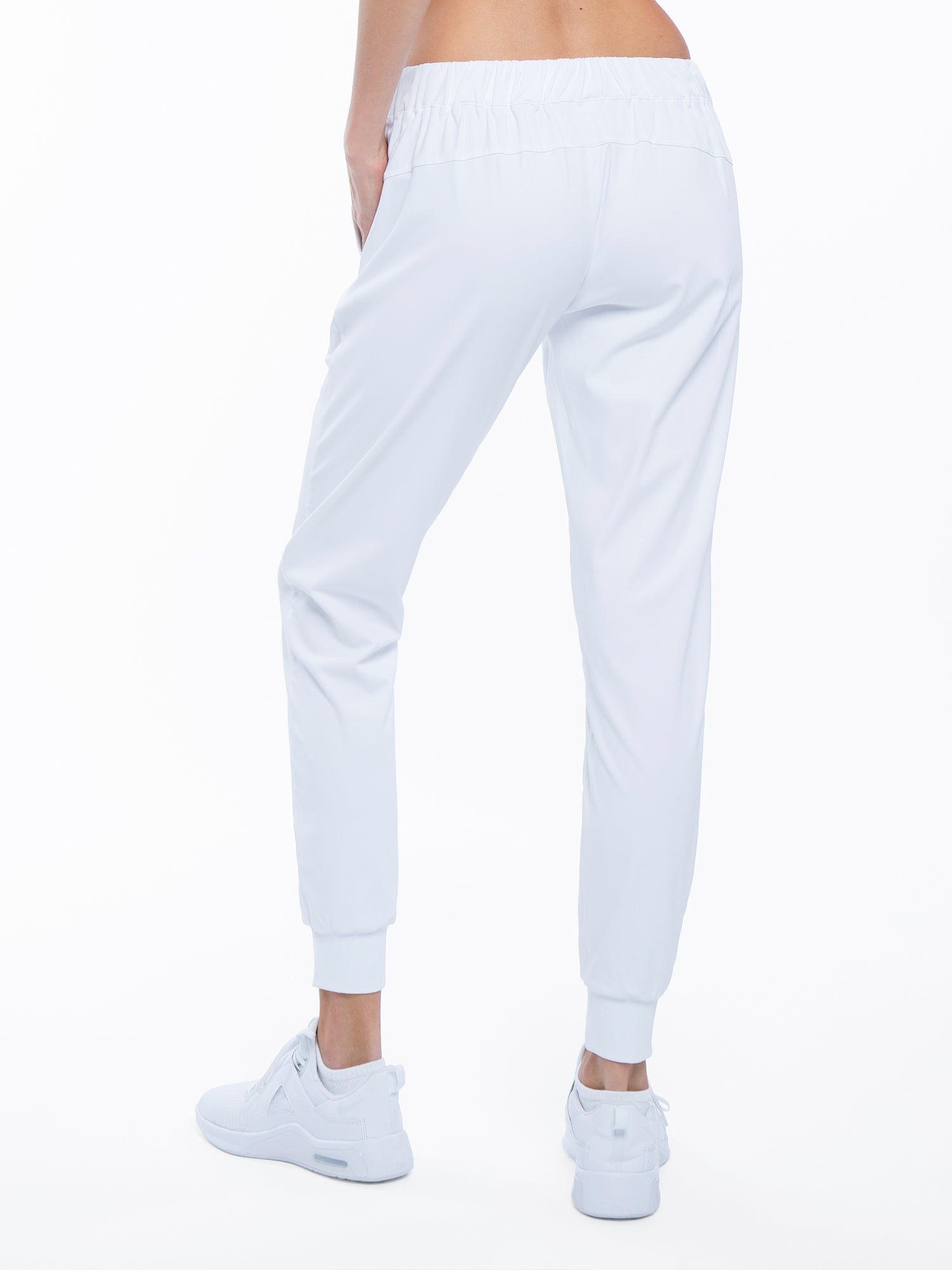 Alexa Jogger - White Pants - inPhorm NYCWhite