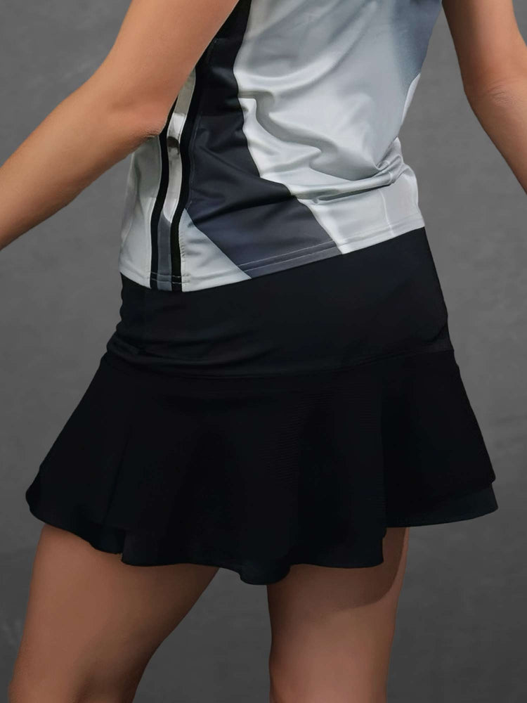 Anna 15" Tennis Skirt Skirts & Skorts - inPhorm NYCBlack